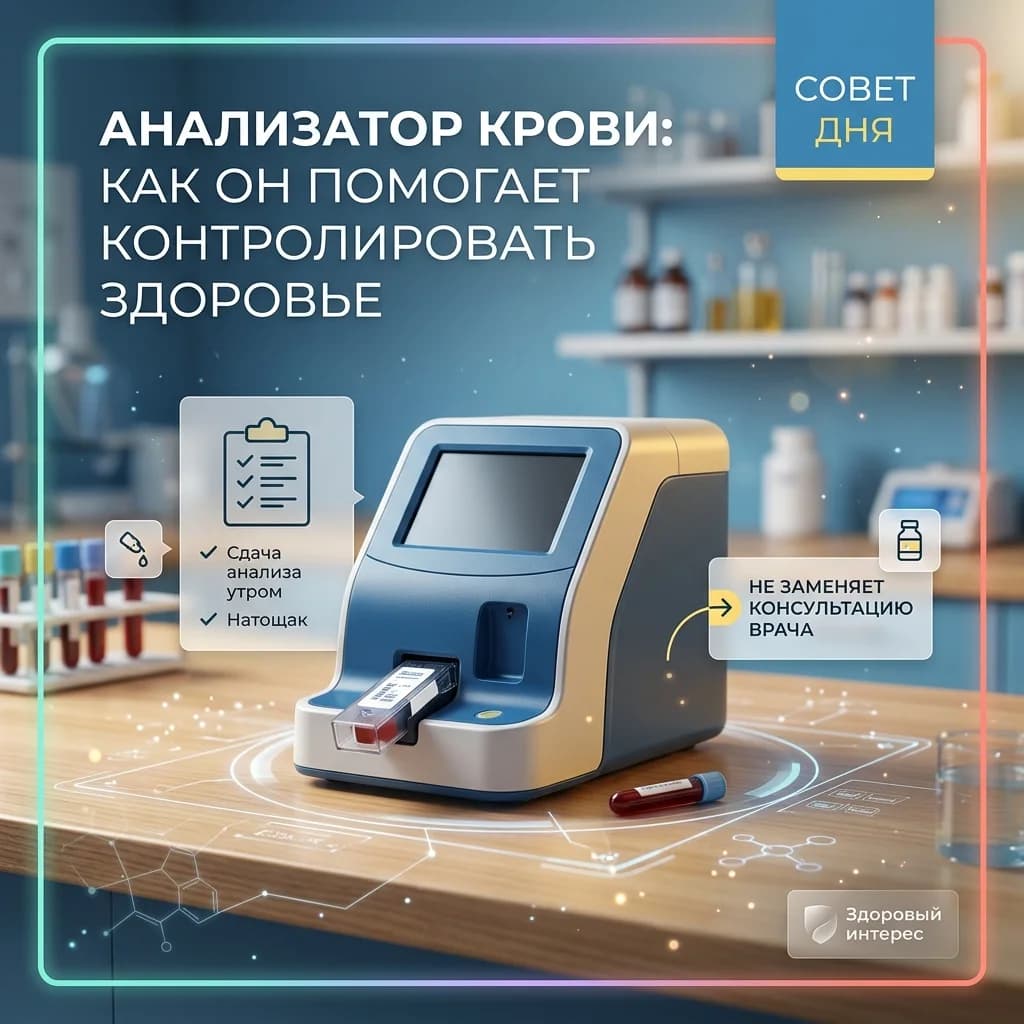 Анализатор крови: как он помогает контролировать здоровье