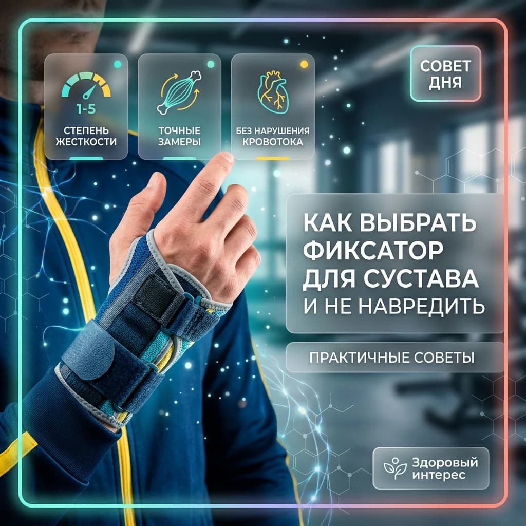 Как выбрать фиксатор для сустава и не навредить