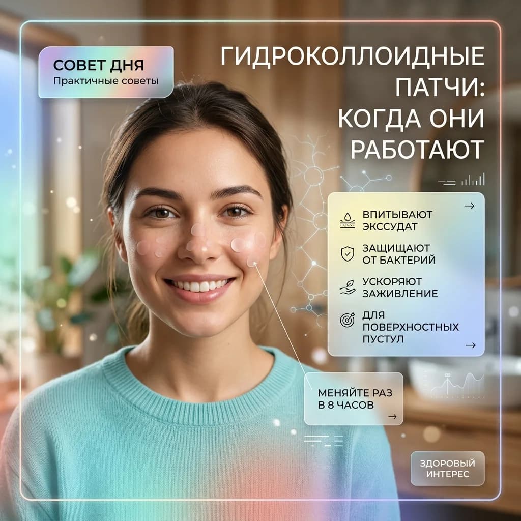 Гидроколлоидные патчи от прыщей: когда они помогают