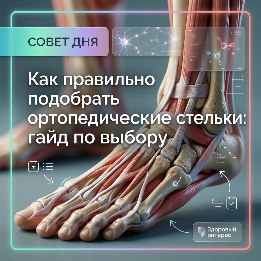 Как правильно подобрать ортопедические стельки: гайд по выбору