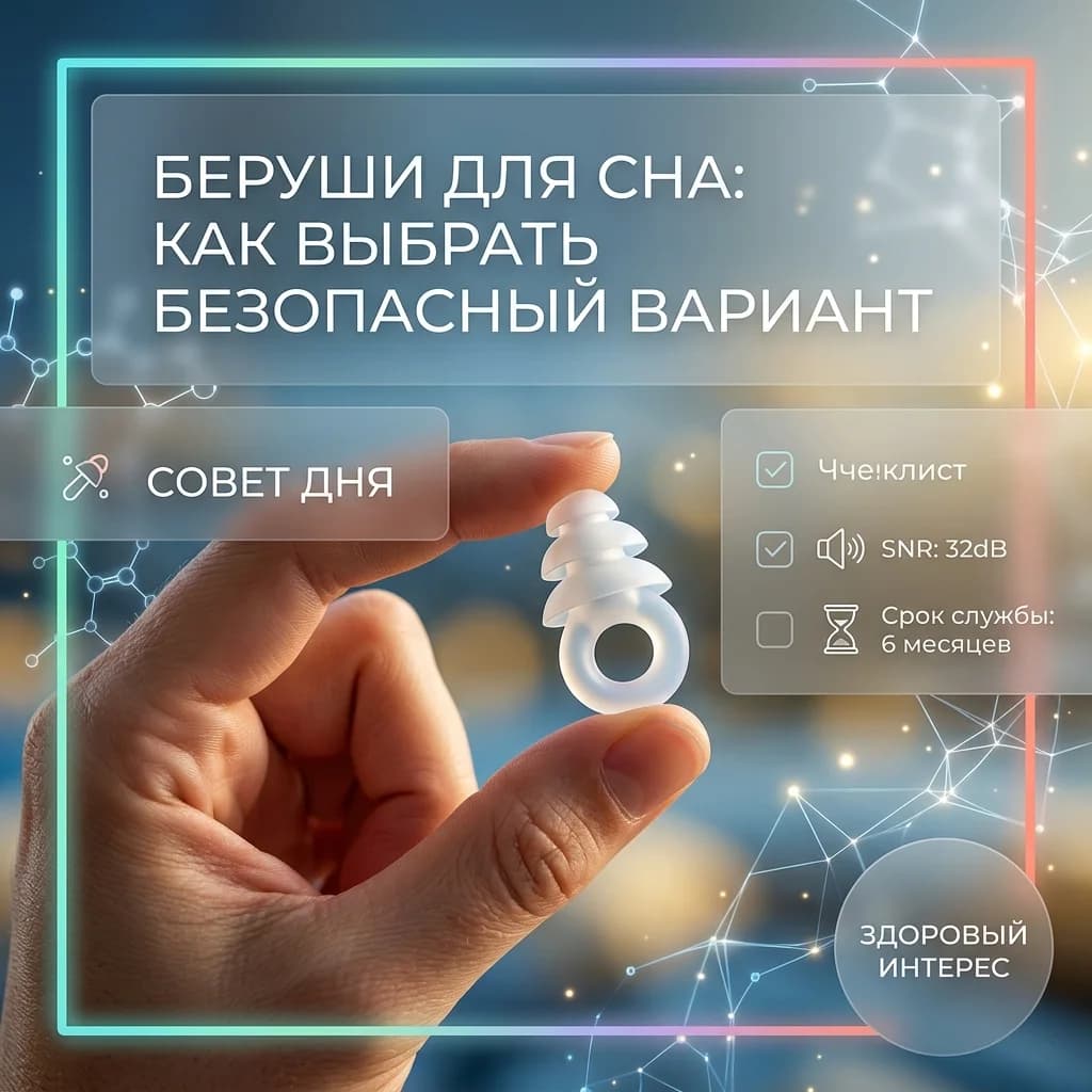 Беруши для сна: как выбрать безопасный вариант