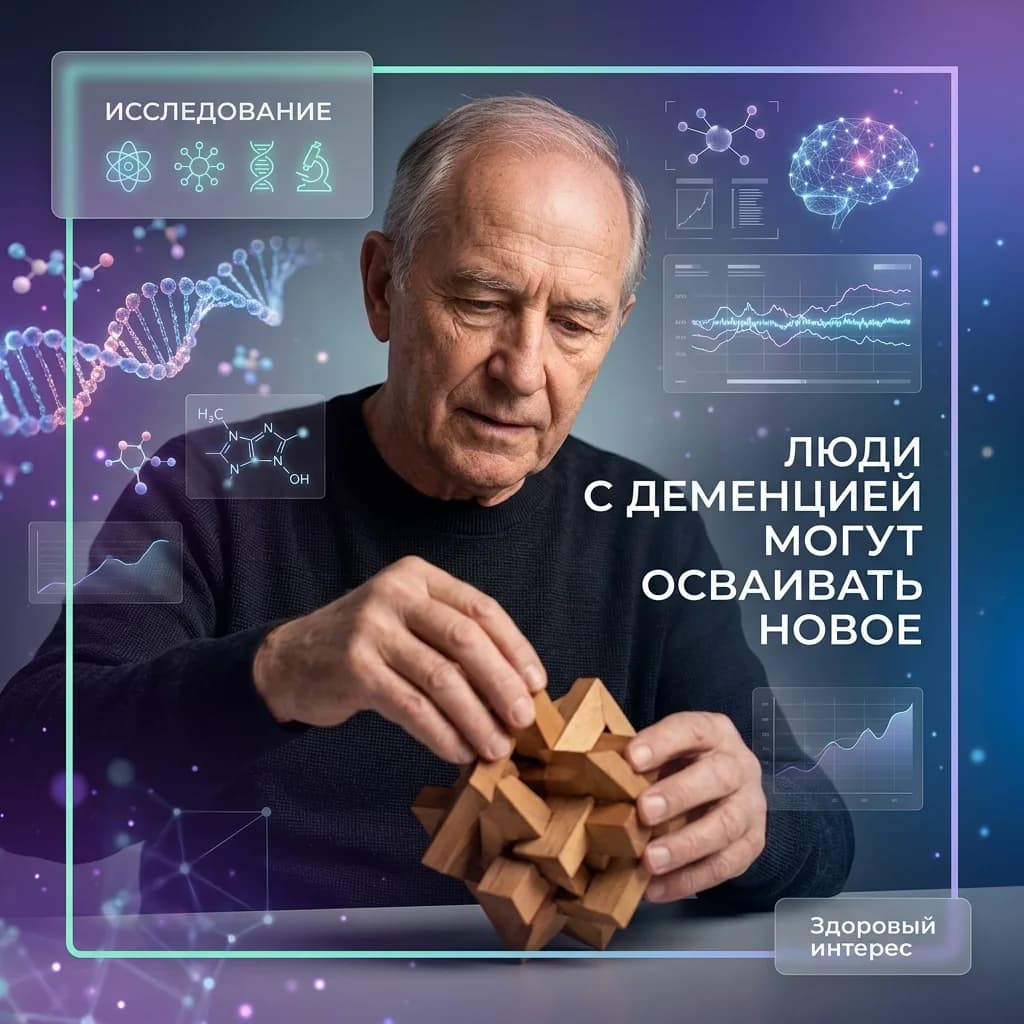 Люди с деменцией могут осваивать новое