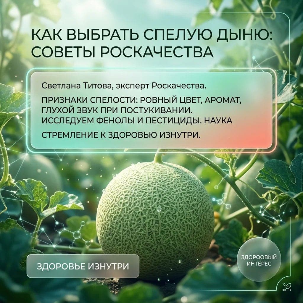 Как выбрать спелую дыню: советы Роскачества