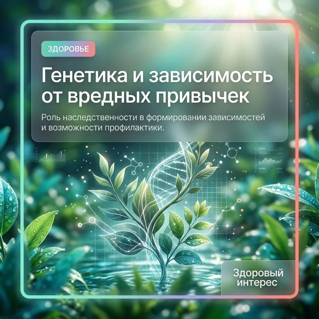 Генетика и зависимость от вредных привычек