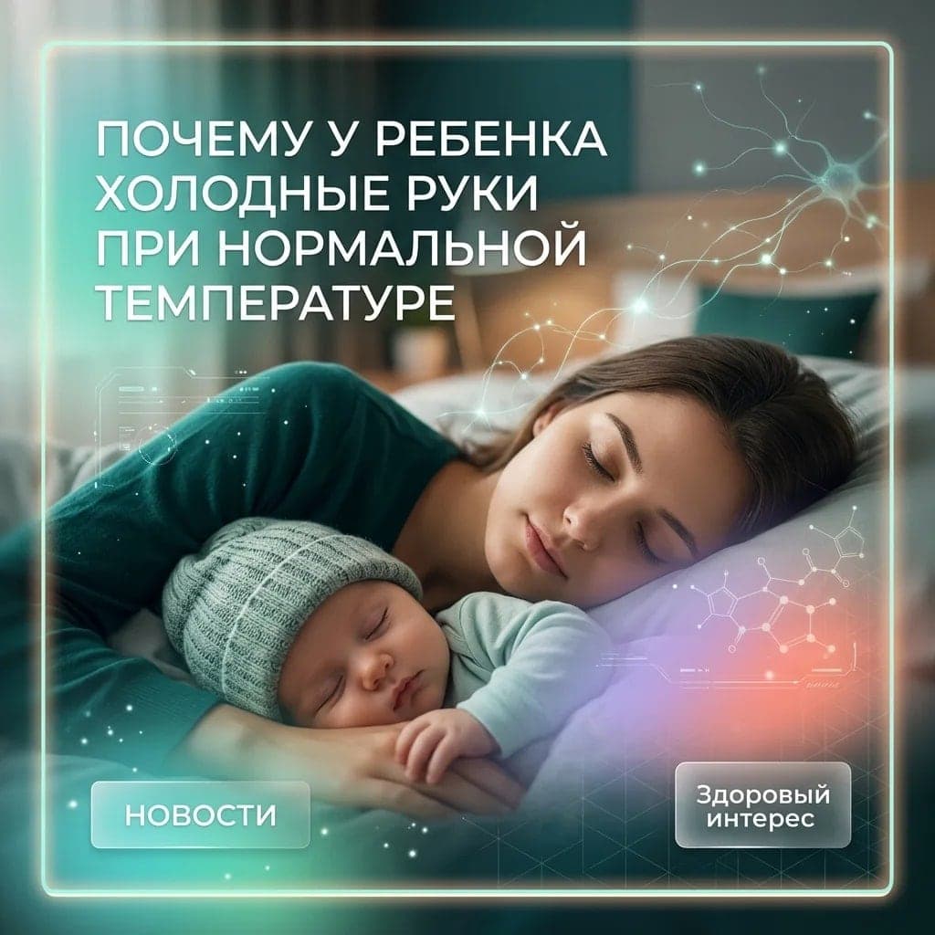 Почему у ребенка холодные руки при нормальной температуре