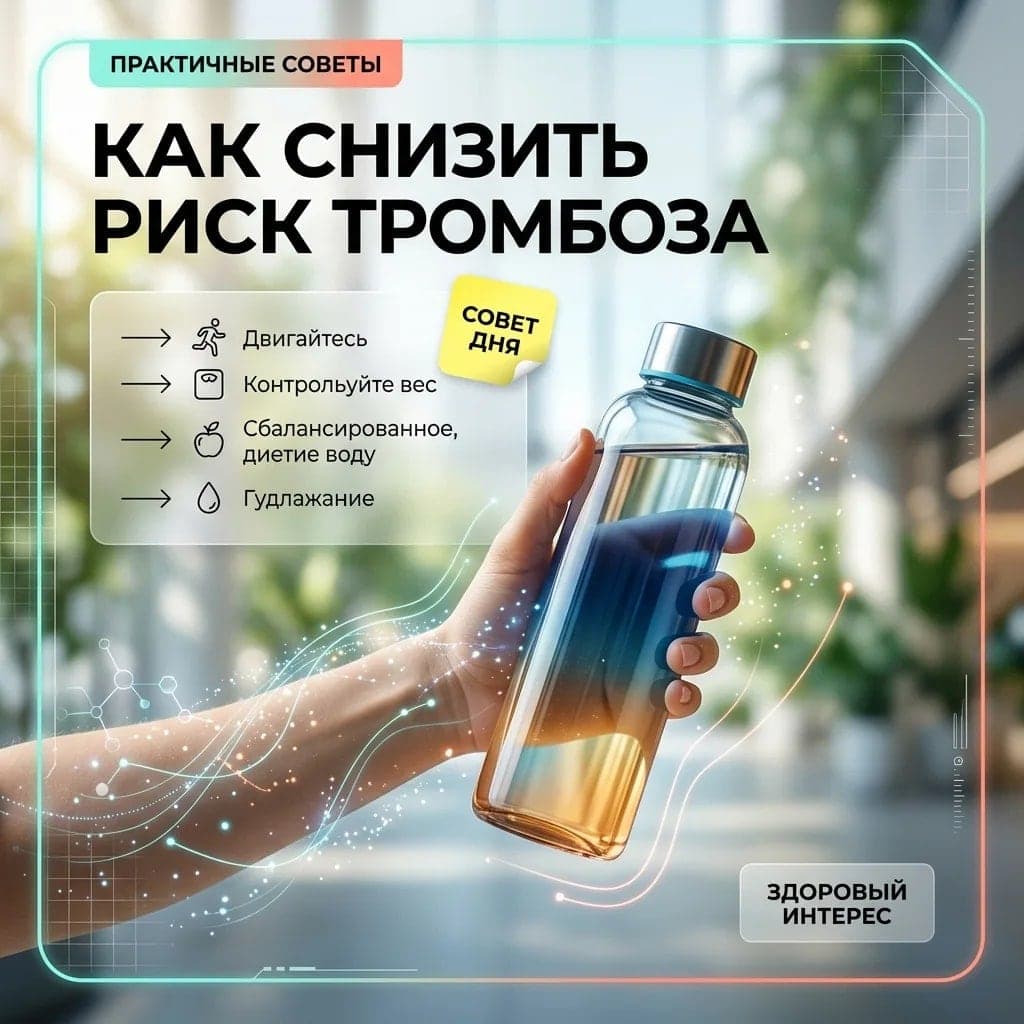 Как снизить риск тромбоза