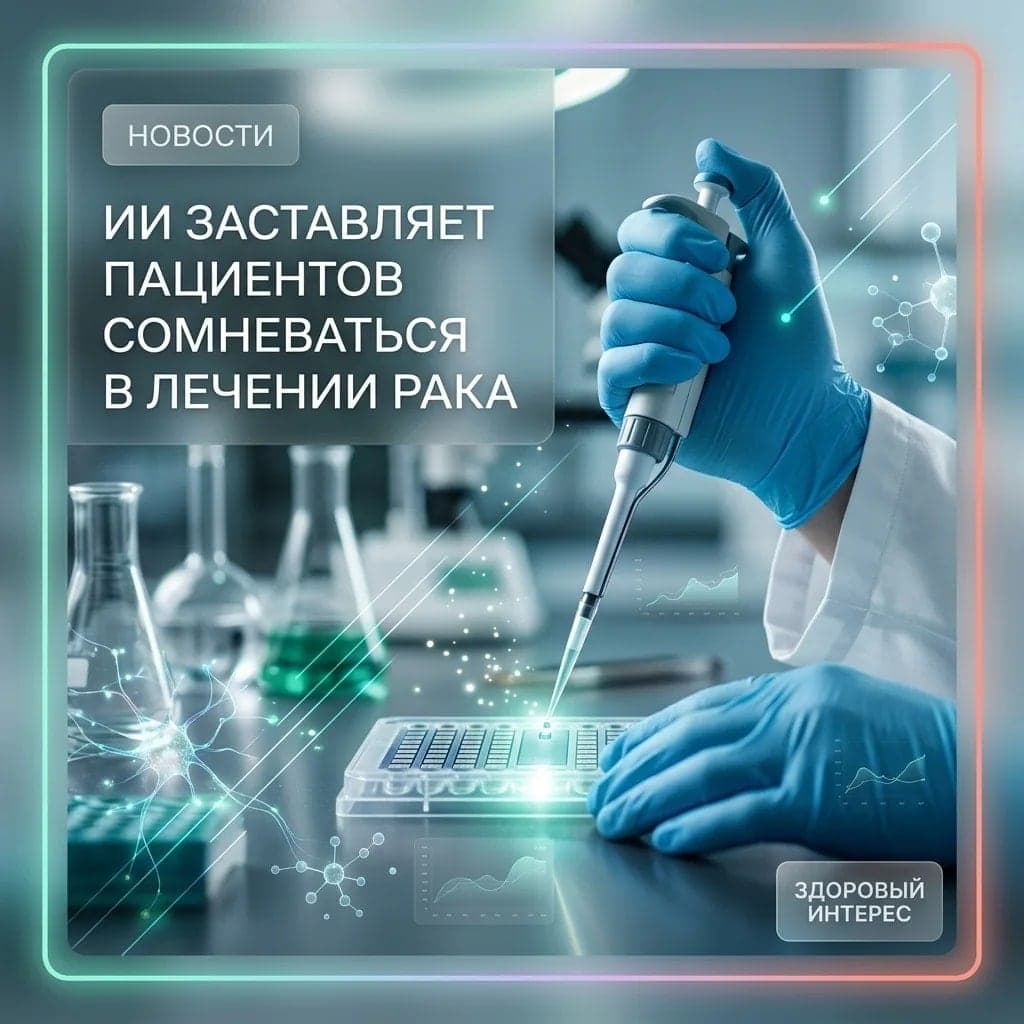ИИ заставляет пациентов сомневаться в лечении рака