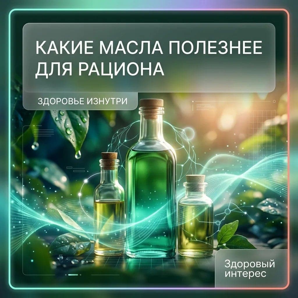 Какие масла полезнее для рациона