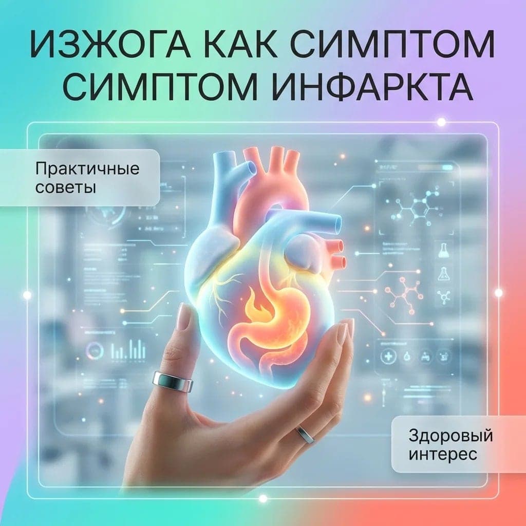 Изжога может быть признаком инфаркта
