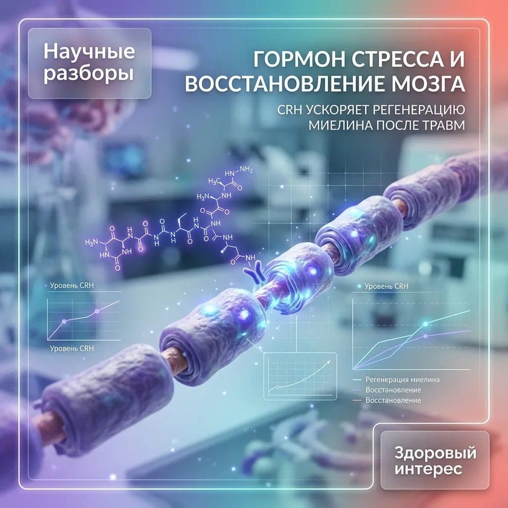 Гормон стресса связали с восстановлением мозга после травм