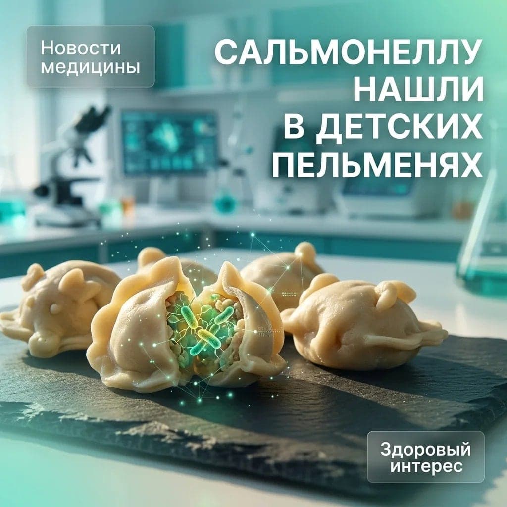 Сальмонеллу нашли в детских пельменях