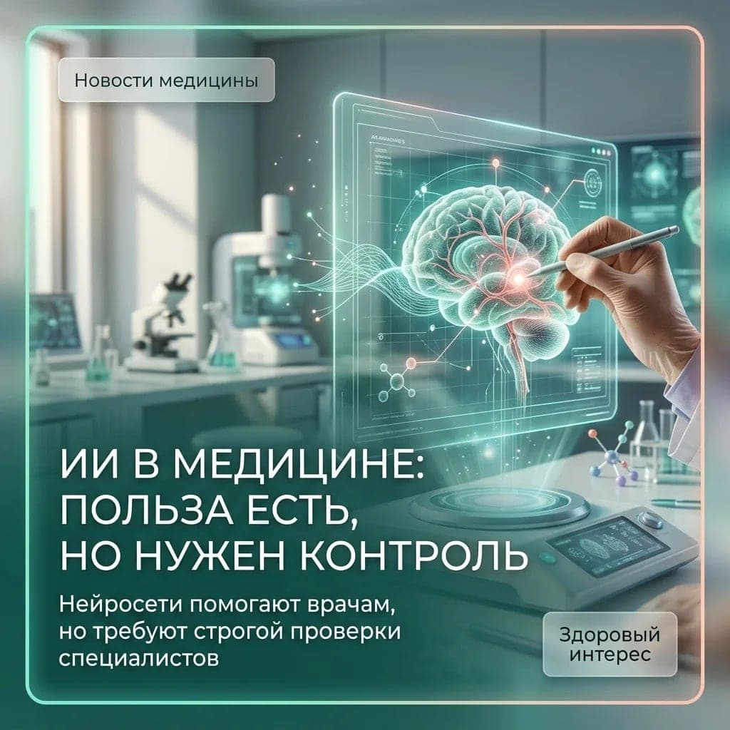 ИИ в медицине: польза есть, но нужен контроль