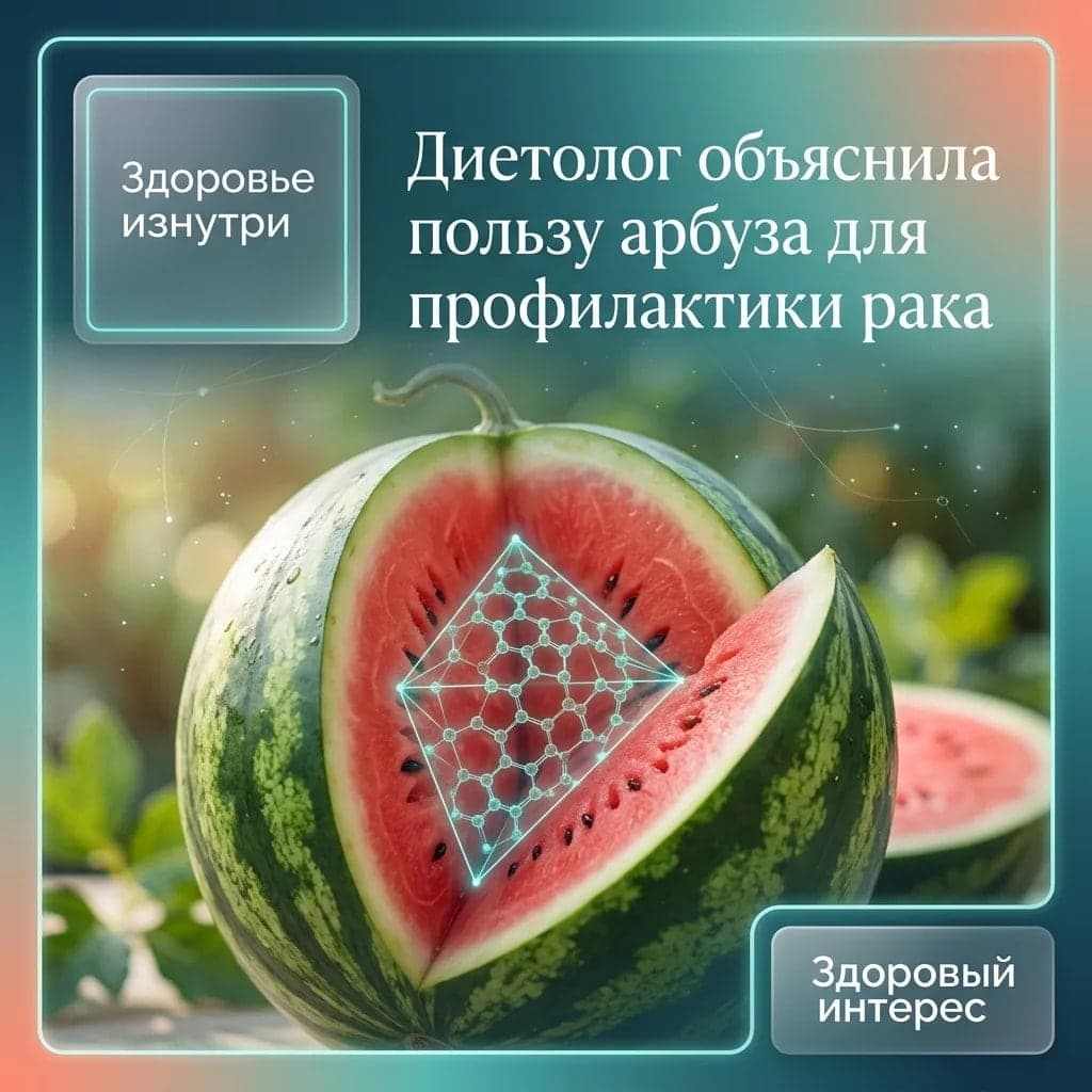 Диетолог объяснила пользу арбуза для профилактики рака