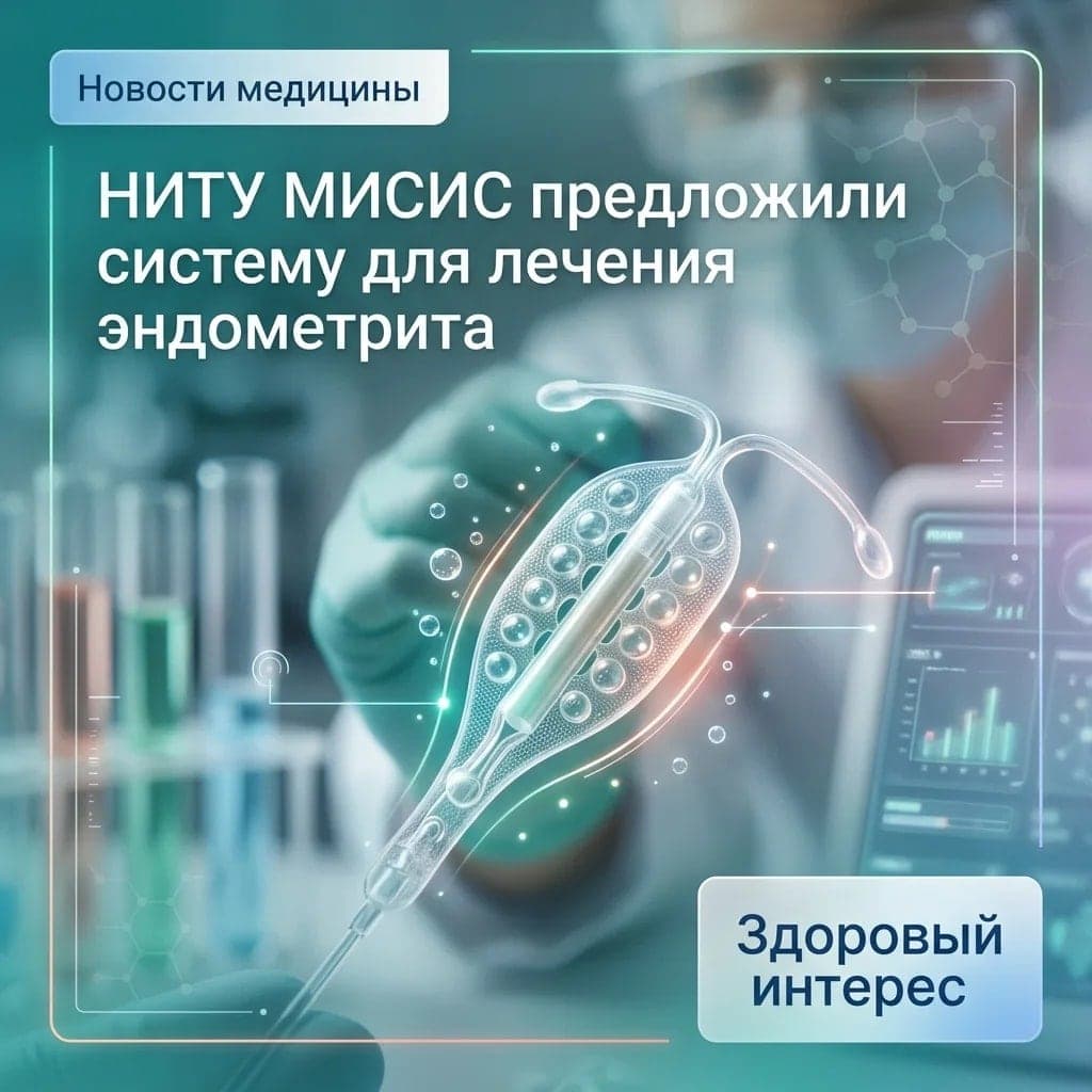 НИТУ МИСИС предложили систему для лечения эндометрита