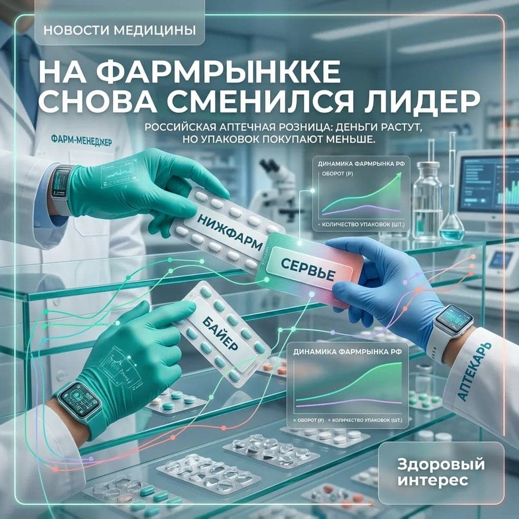 На фармрынке снова сменился лидер