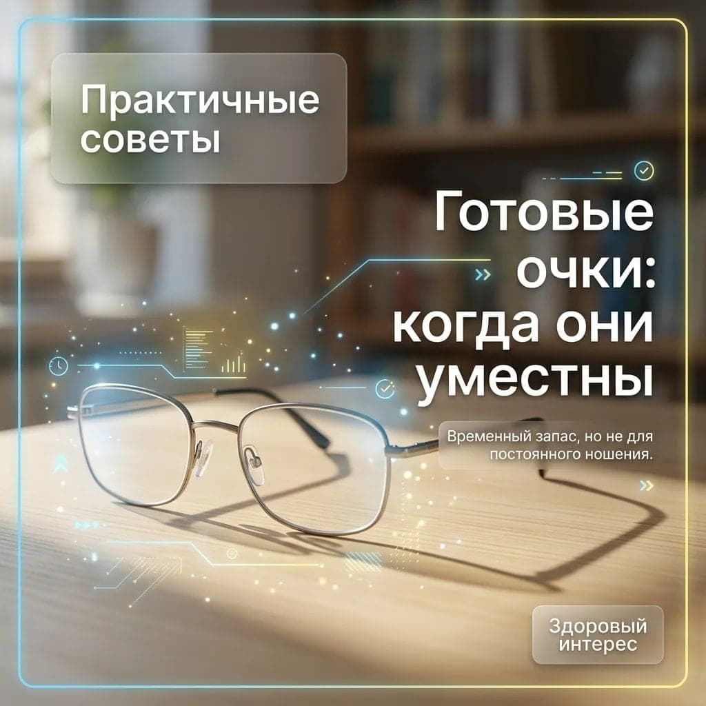 Готовые очки: когда они уместны