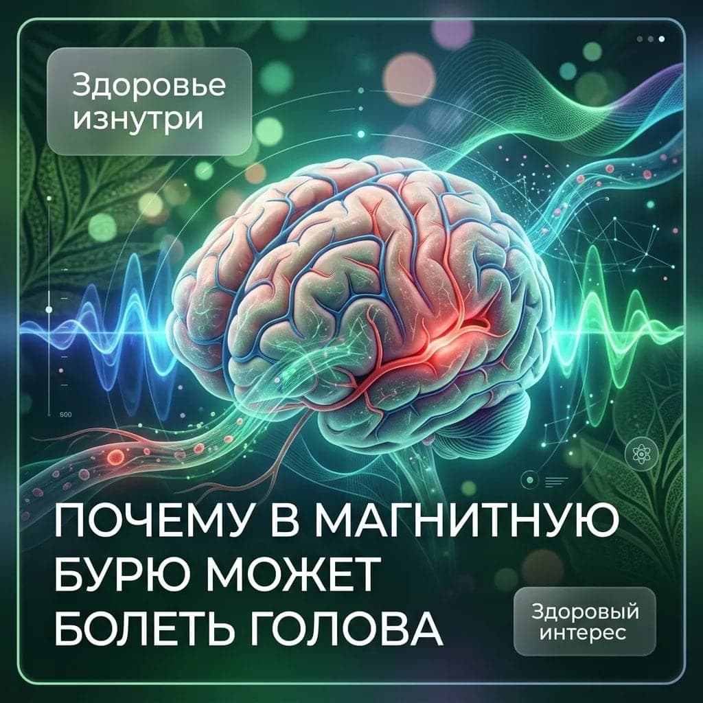 Почему в магнитную бурю может болеть голова
