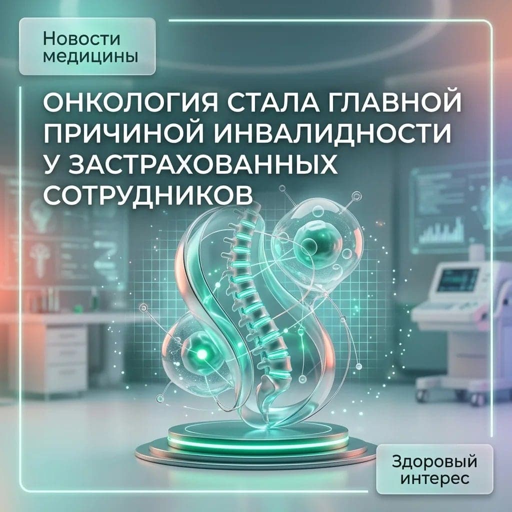 Онкология стала главной причиной инвалидности у застрахованных сотрудников