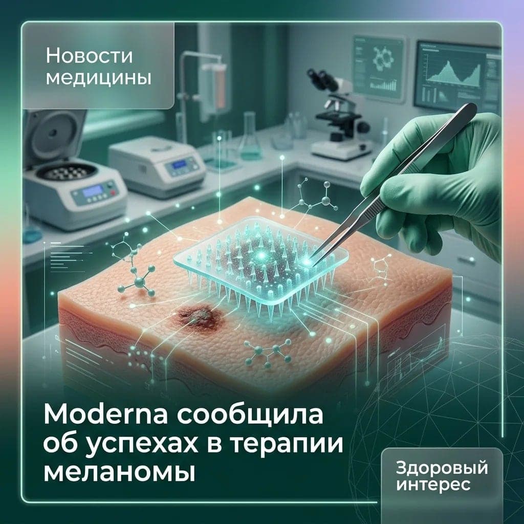 Moderna сообщила об успехах в терапии меланомы