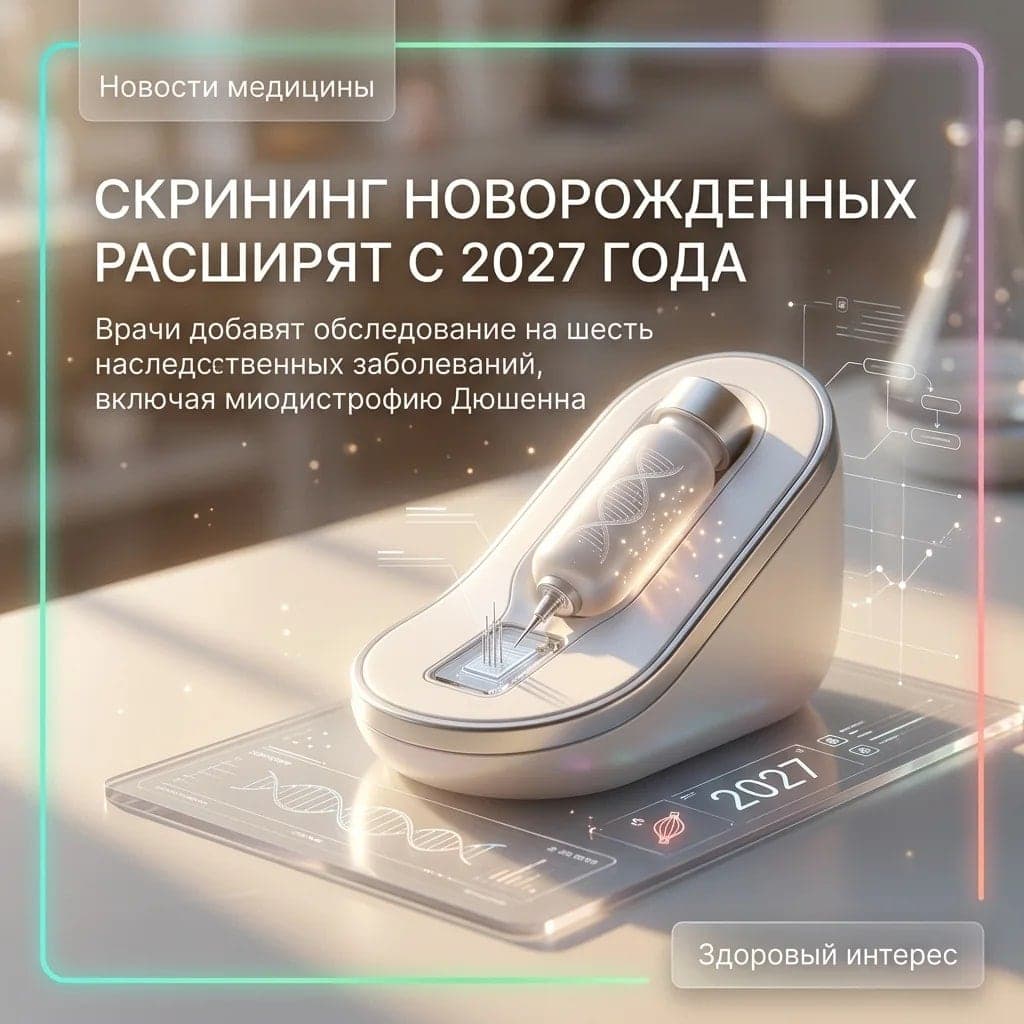 Скрининг новорожденных расширят с 2027 года