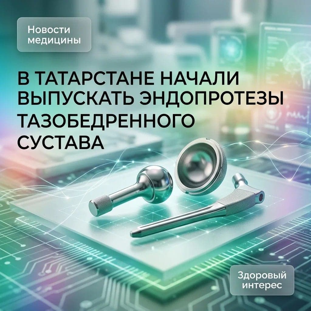 В Татарстане начали выпускать эндопротезы тазобедренного сустава
