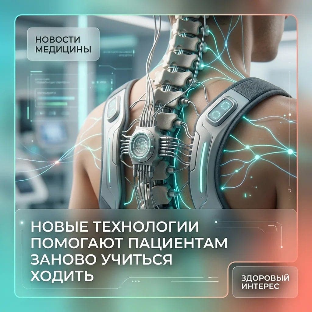 Новые технологии помогают пациентам заново учиться ходить