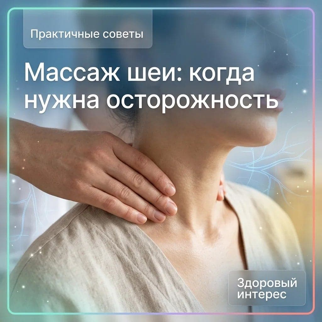 Массаж шеи: когда нужна осторожность