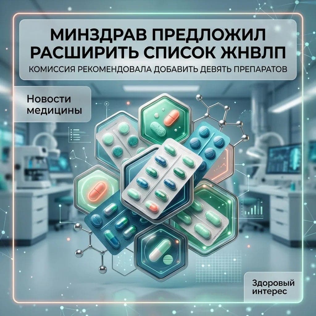 Минздрав предложил расширить список ЖНВЛП