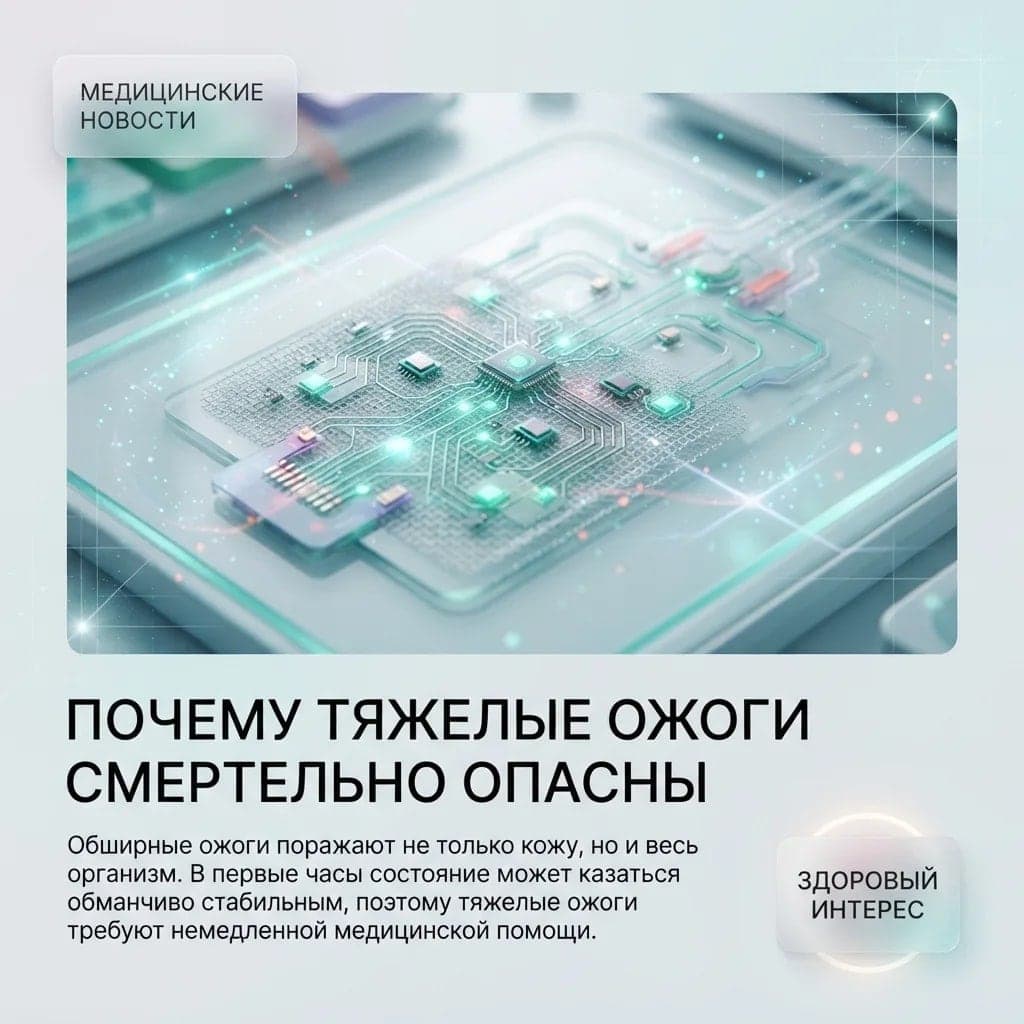 Почему тяжелые ожоги опасны для жизни