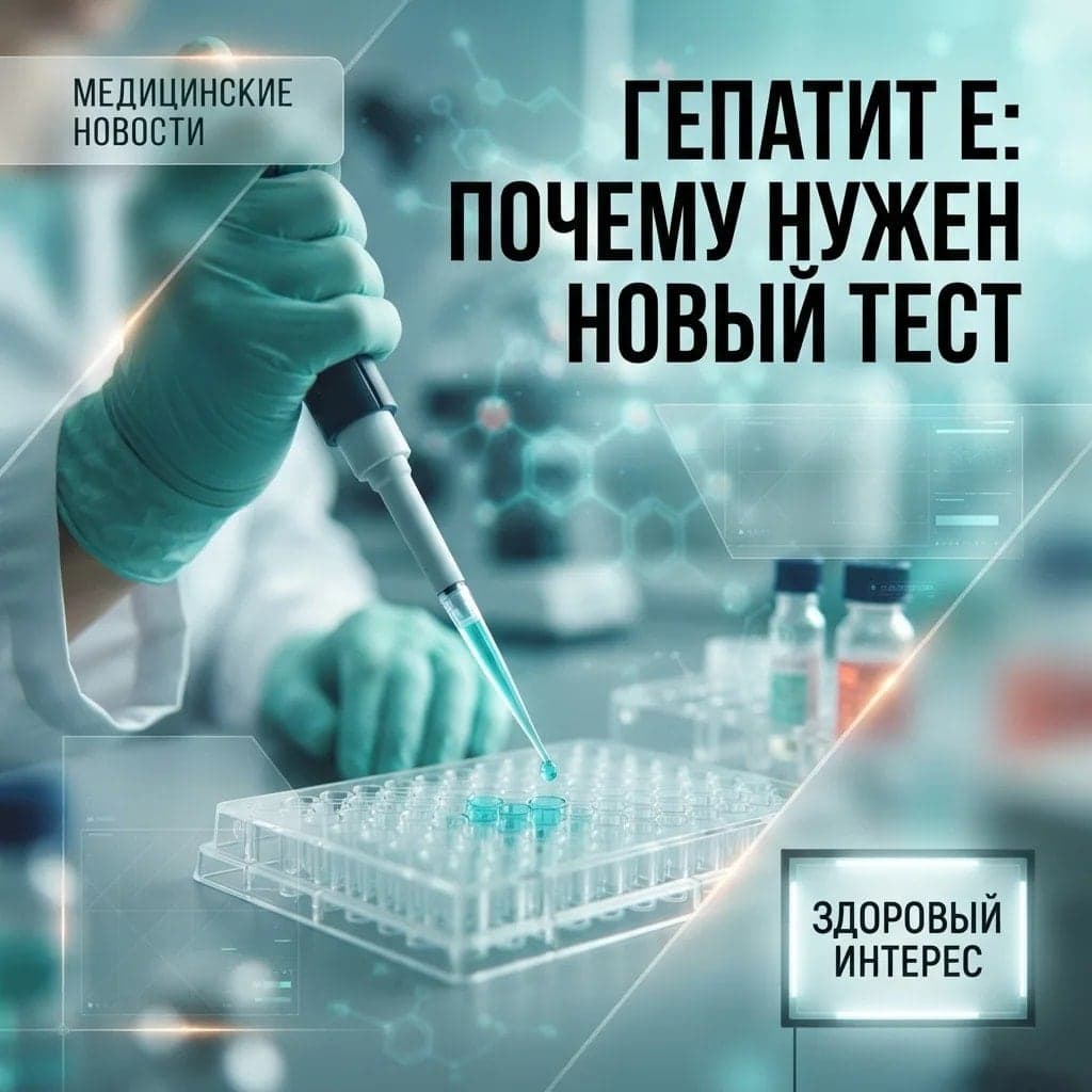 Гепатит Е: зачем нужен новый тест