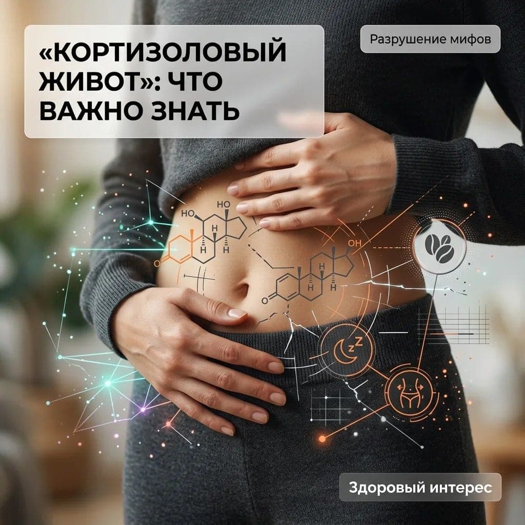 «Кортизоловый живот»: что важно знать