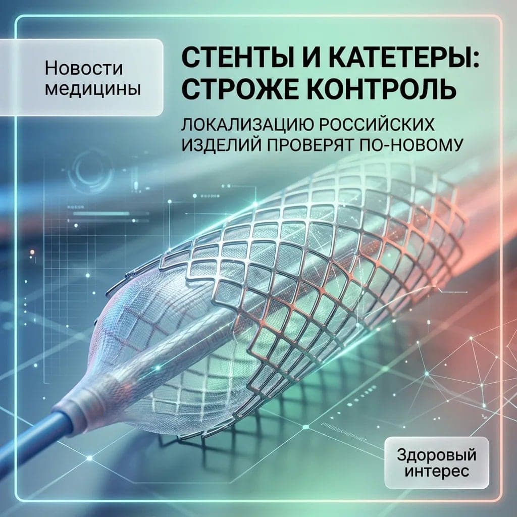 Стенты и катетеры будут считать российскими строже