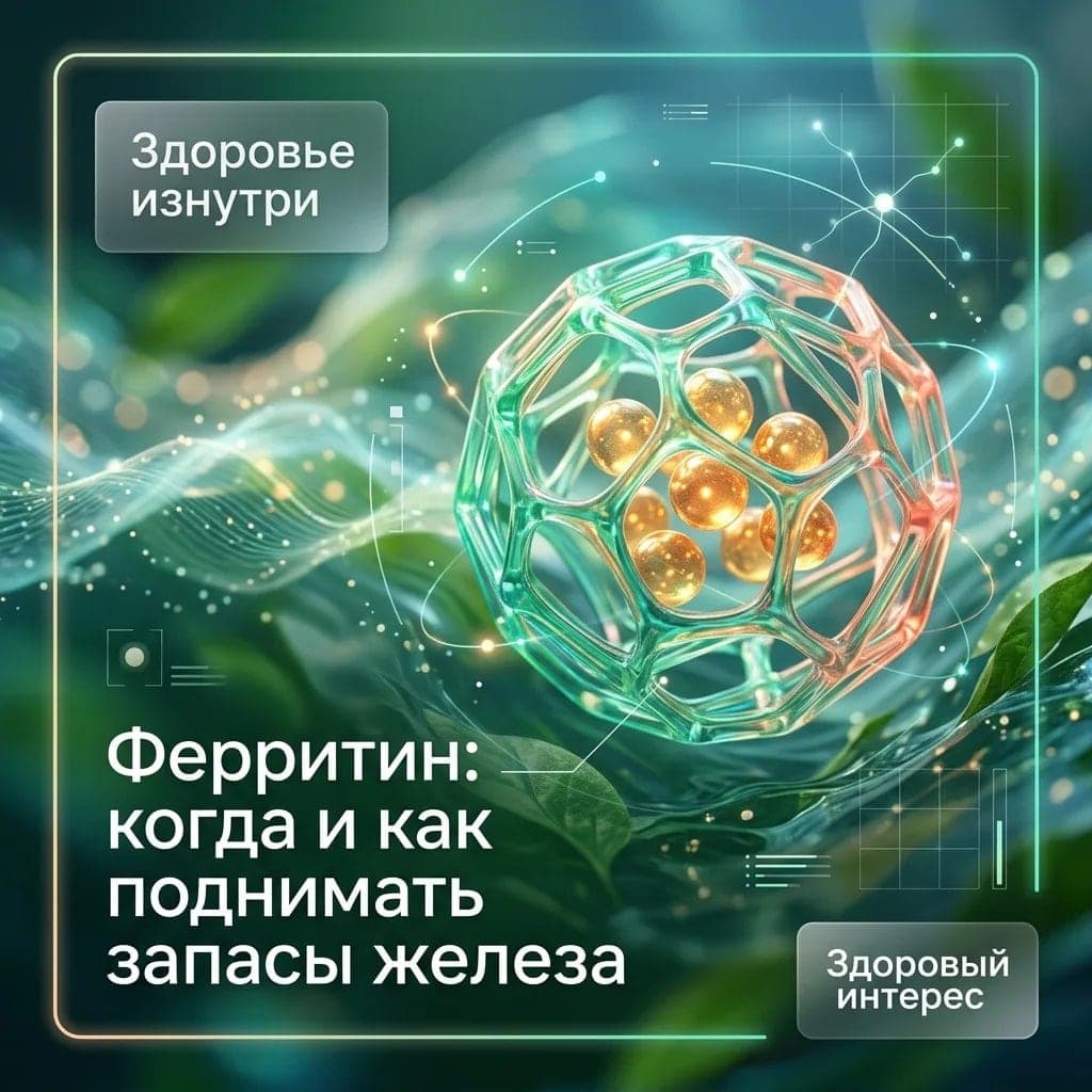 Ферритин: когда и как поднимать запасы железа