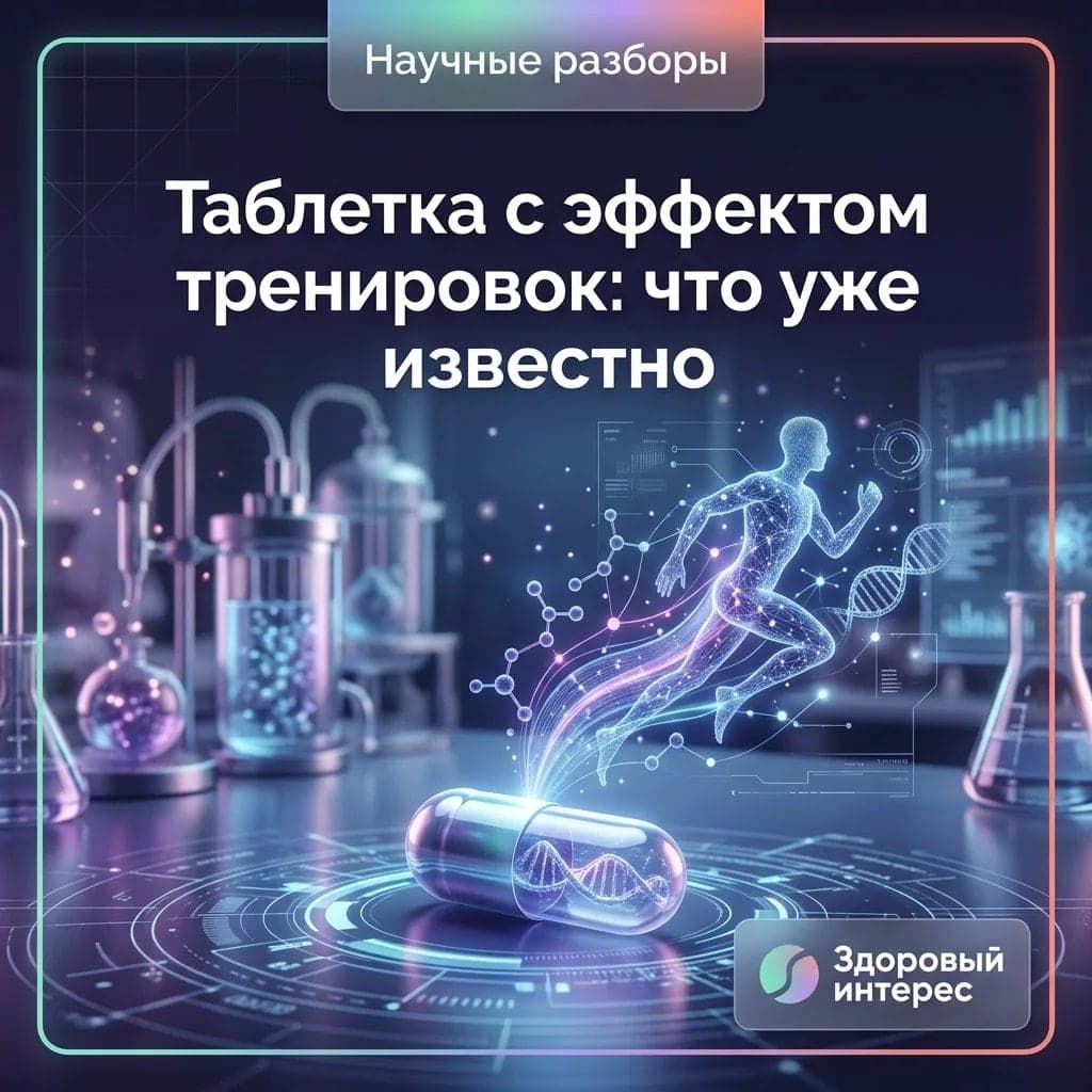 Таблетка с эффектом тренировок: что уже известно