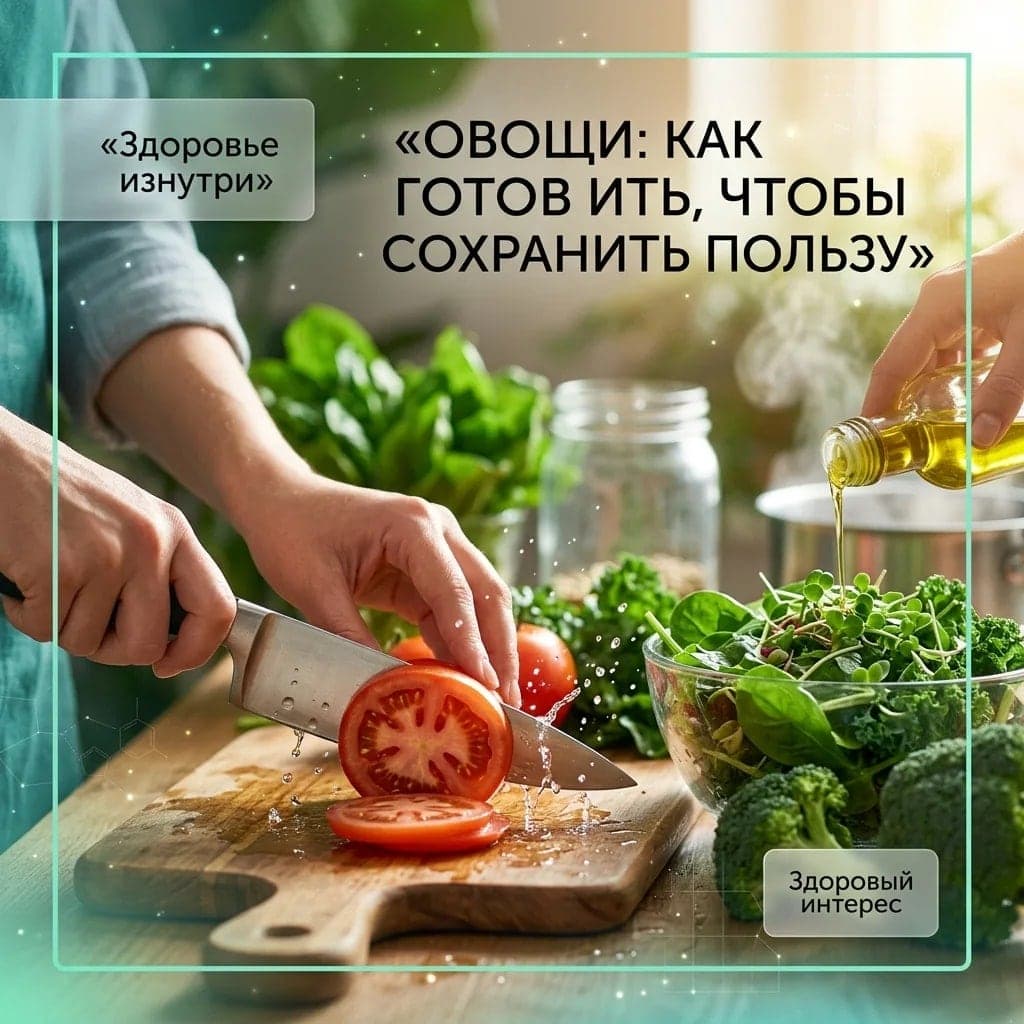 Овощи: как готовить, чтобы сохранить пользу