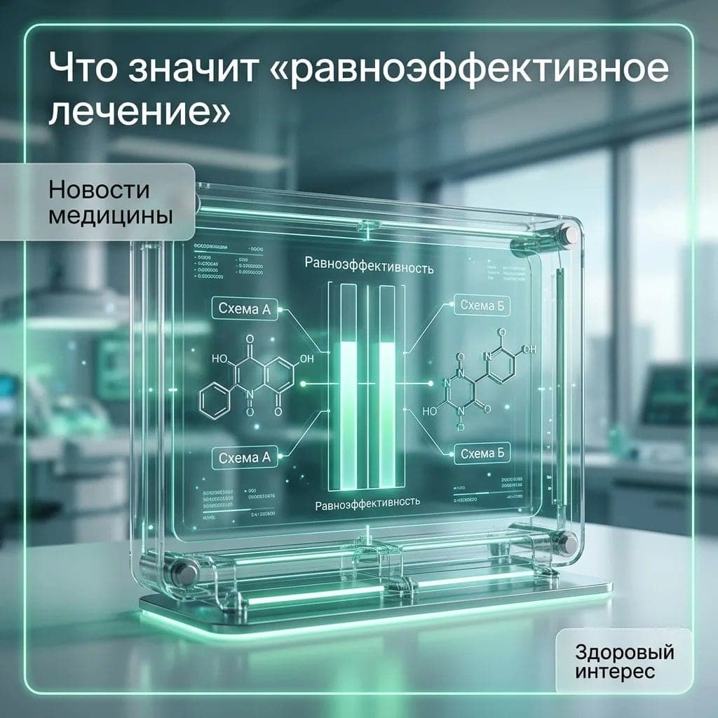 Что значит «равноэффективное лечение»