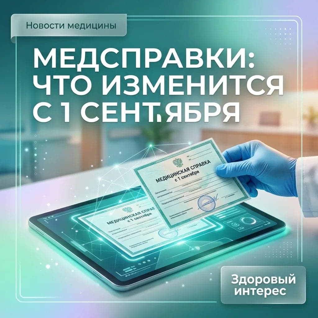 Медсправки: что изменится с 1 сентября