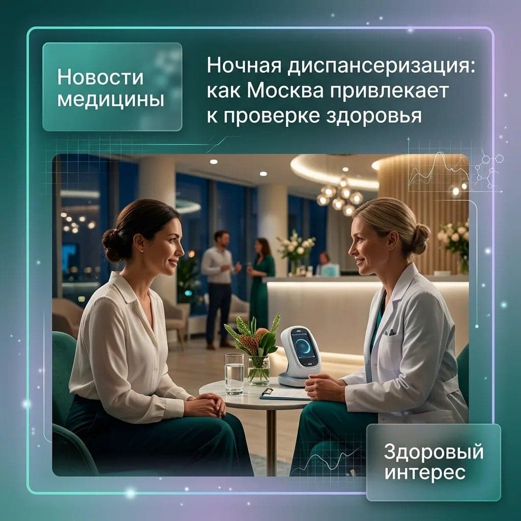 Ночная диспансеризация: как Москва привлекает к проверке здоровья