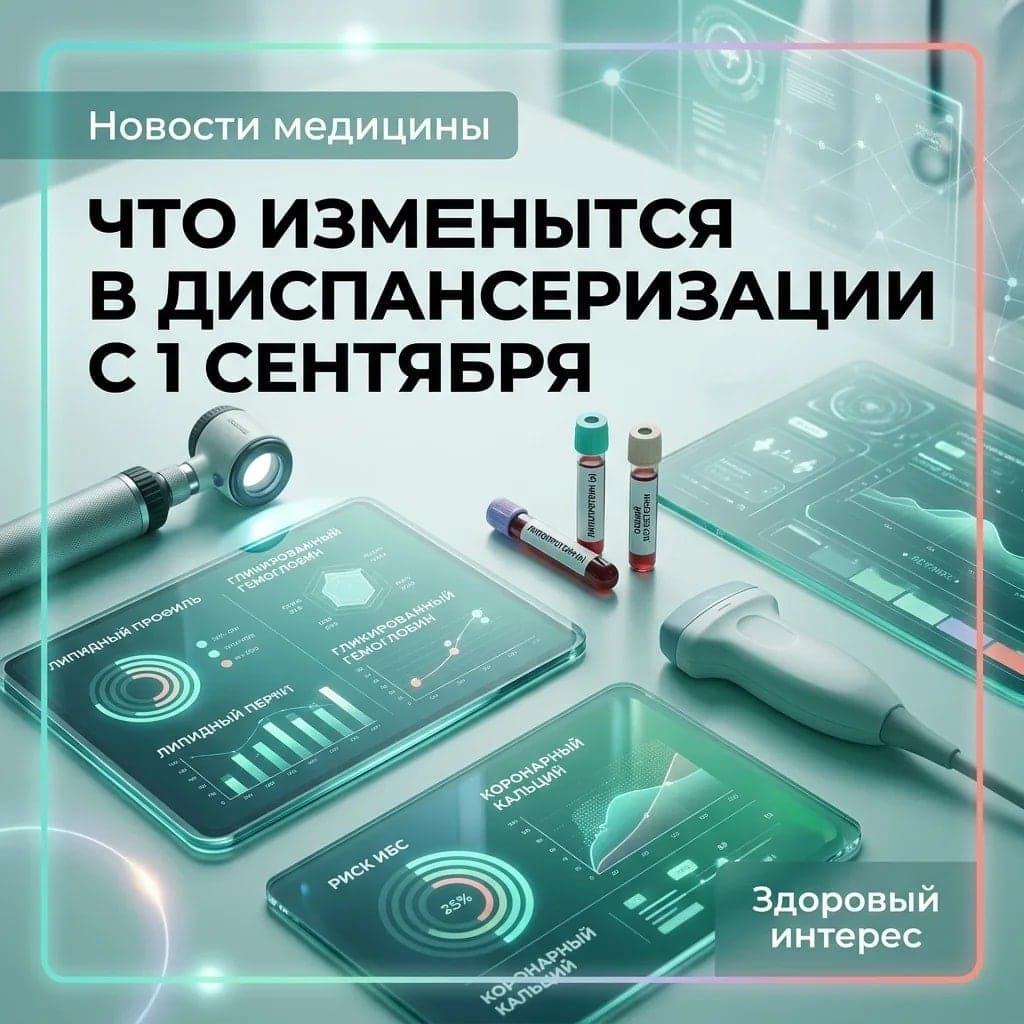 Что изменится в диспансеризации с 1 сентября