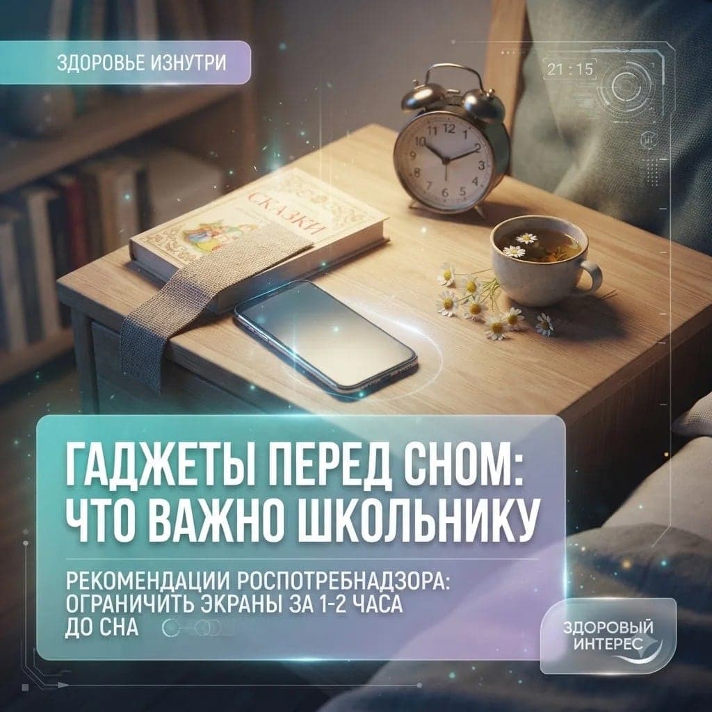 Гаджеты перед сном: что важно для школьника