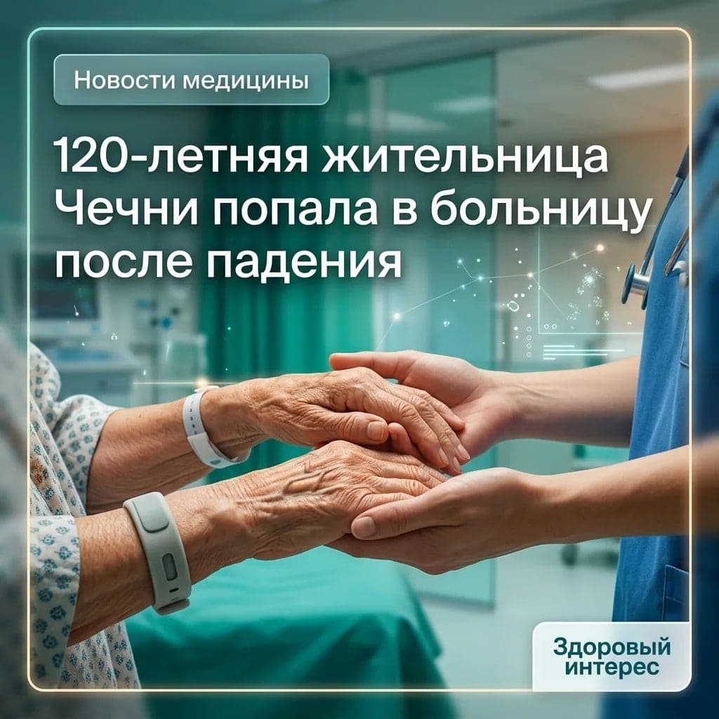 120-летняя жительница Чечни попала в больницу после падения