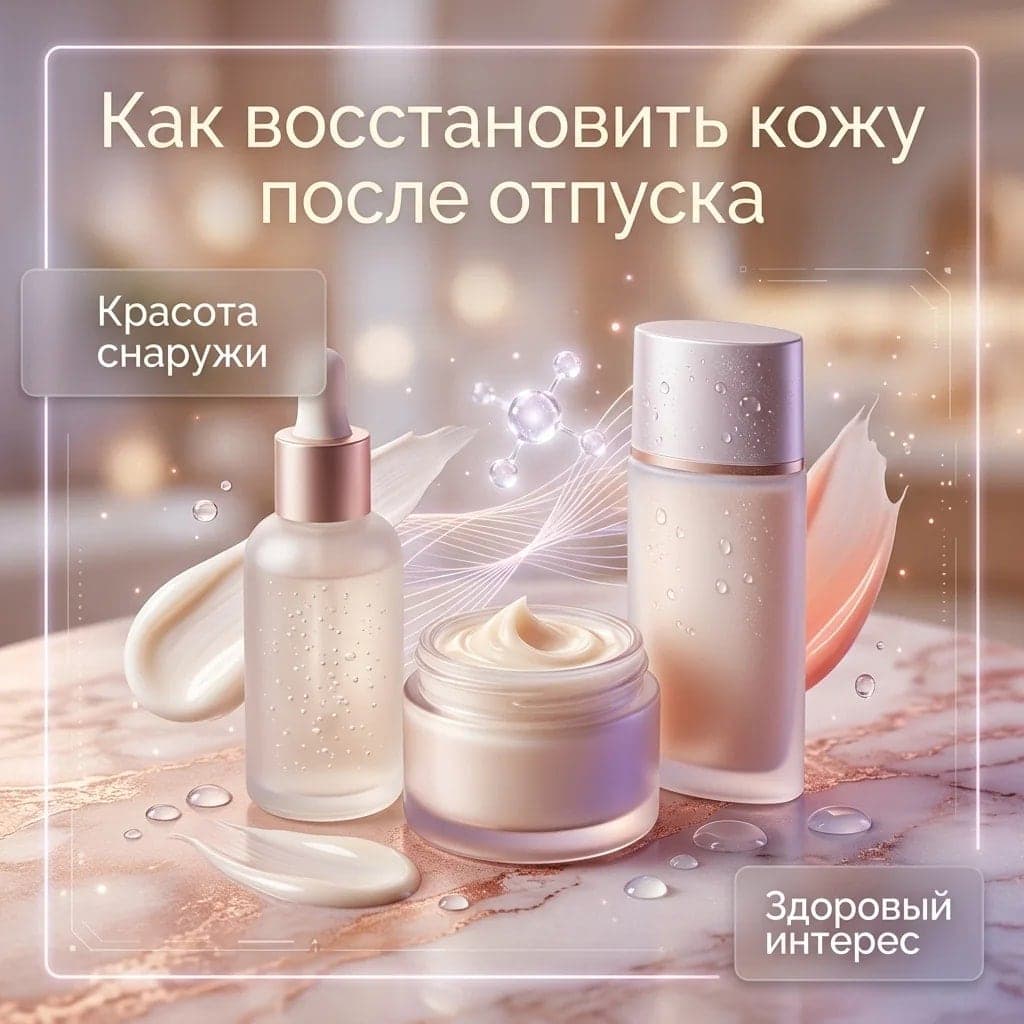 Как восстановить кожу после отпуска