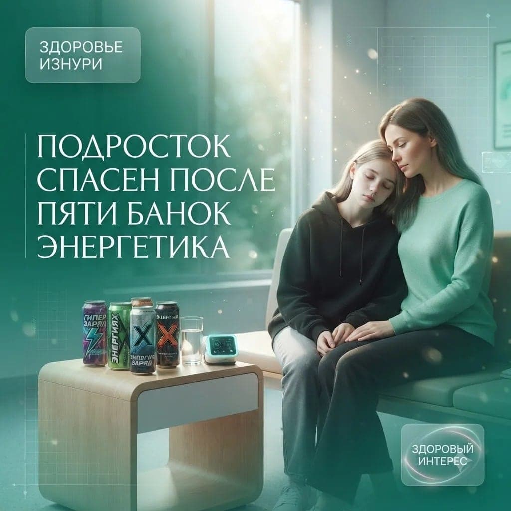 Подростка спасли после пяти банок энергетика