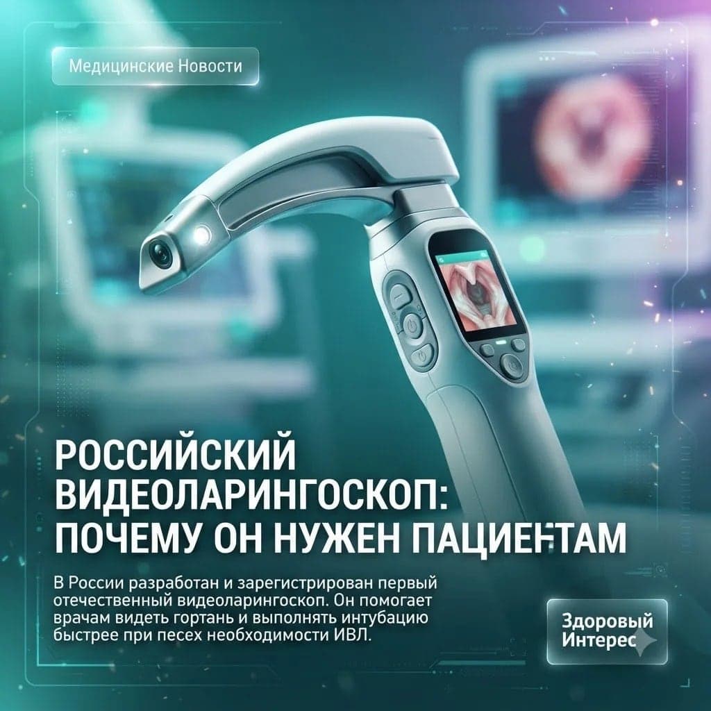 Российский видеоларингоскоп: зачем он нужен пациентам