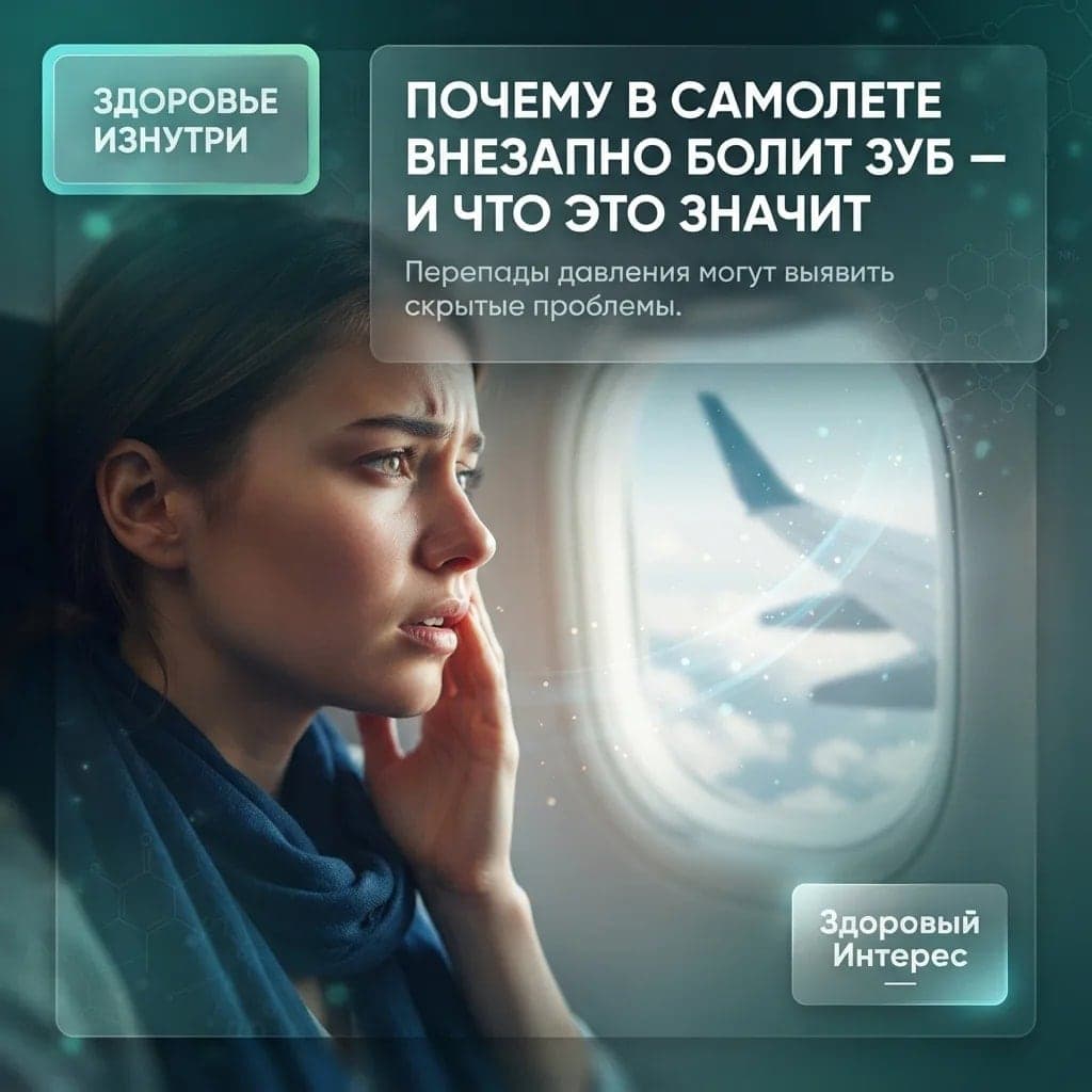 Почему в самолёте внезапно болит зуб — и что это может означать