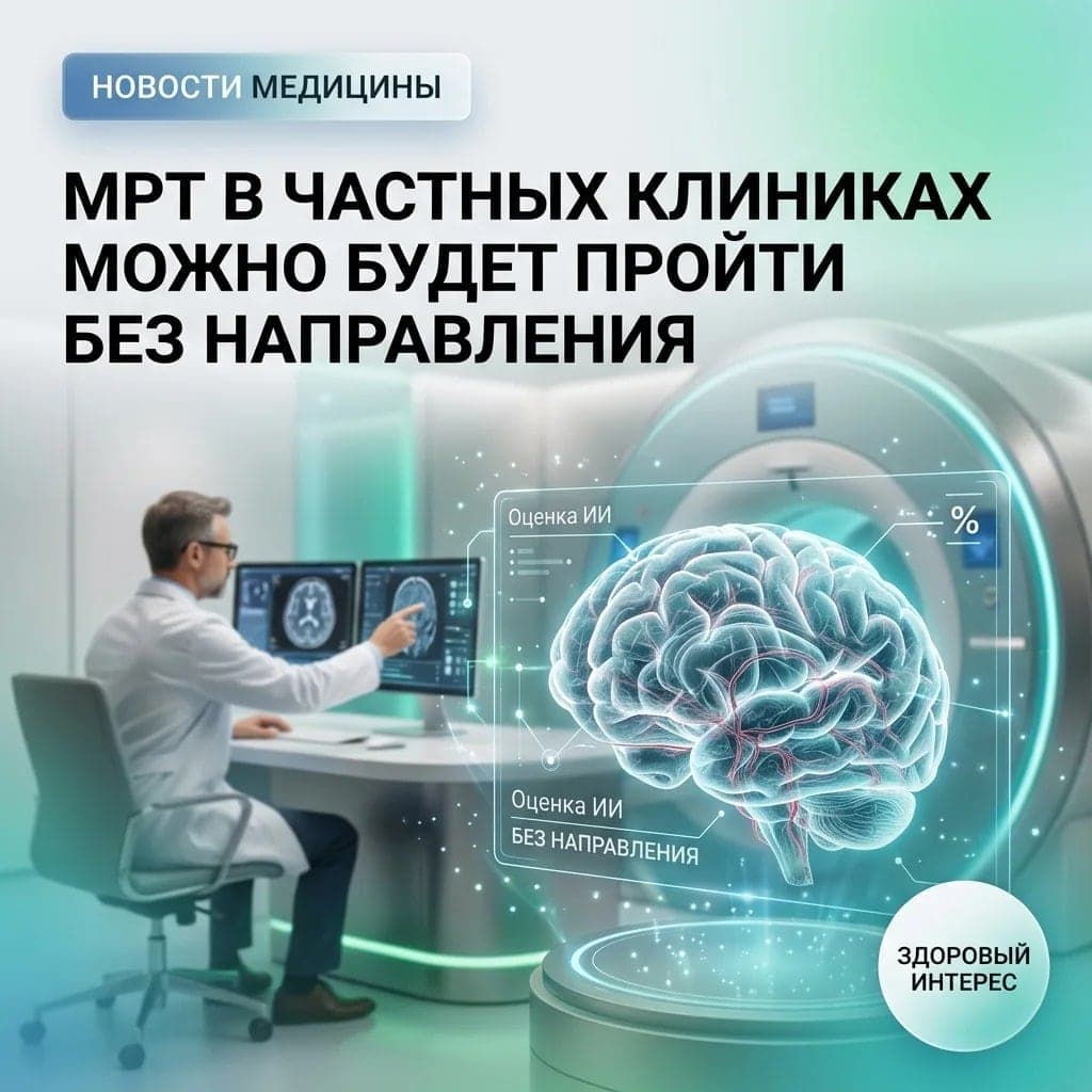 МРТ в частных клиниках можно будет пройти без направления