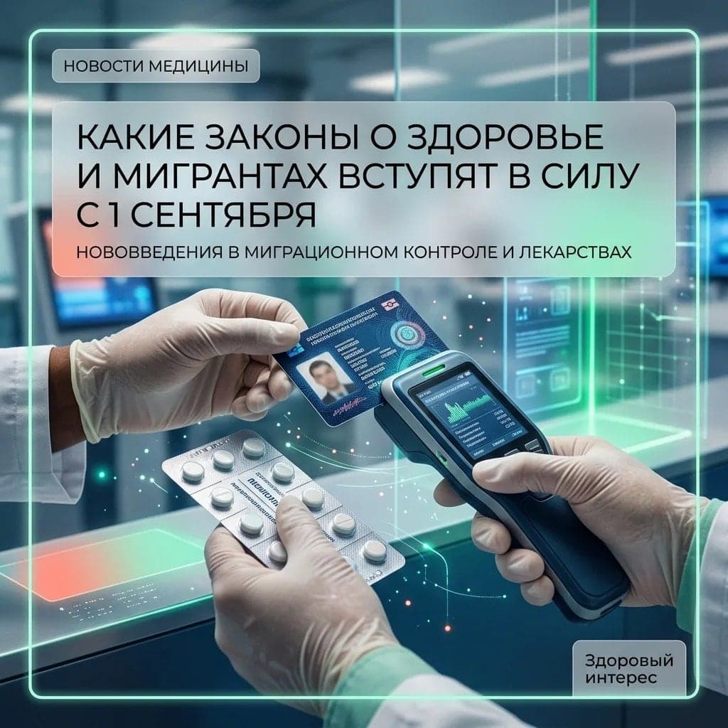 Какие законы о здоровье и мигрантах вступят в силу с 1 сентября