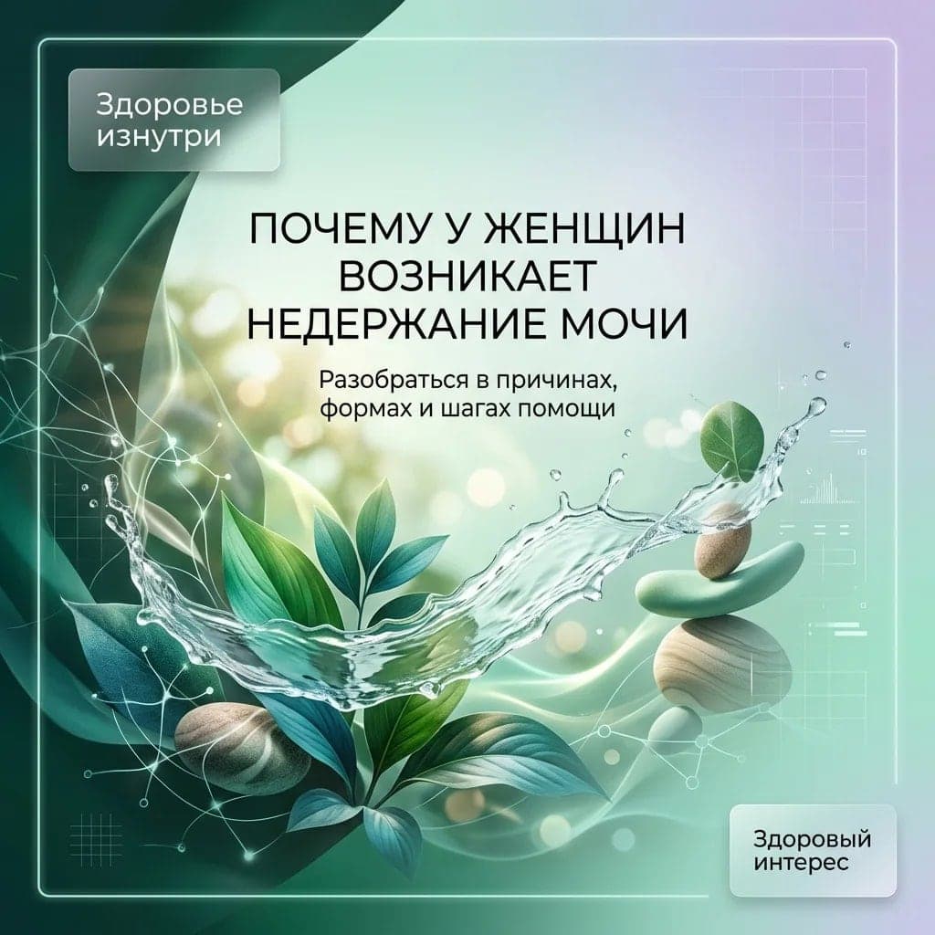 Почему у женщин возникает недержание мочи