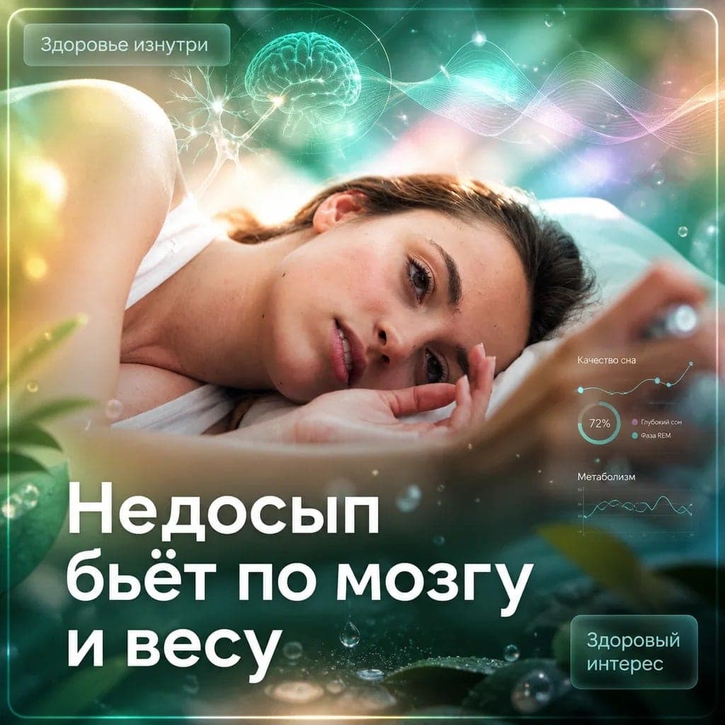 Сколько недосыпа уже бьёт по мозгу и весу