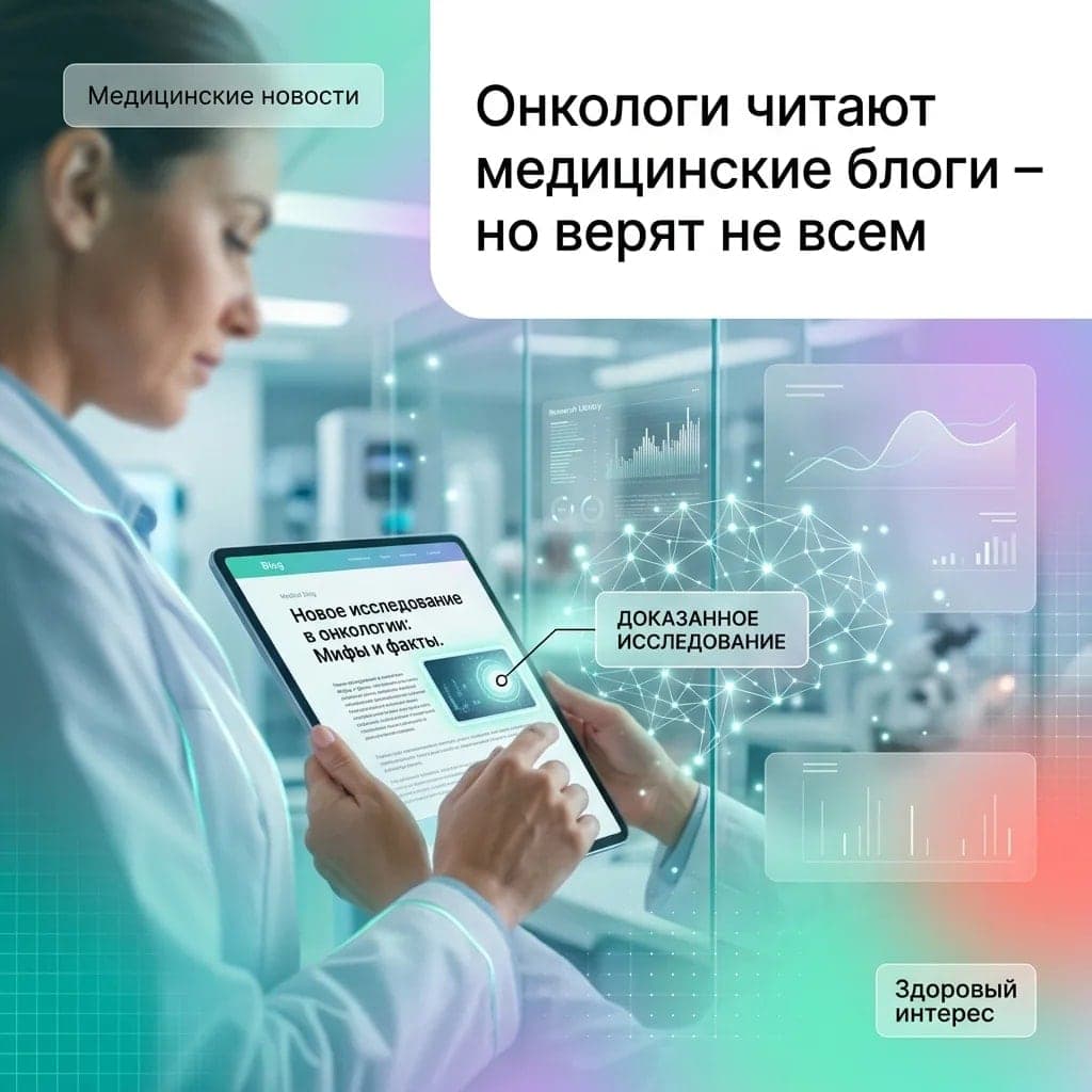 Онкологи читают медблоги — но доверяют не всем